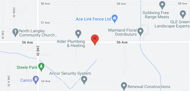 map of 25050 56 AVENUE